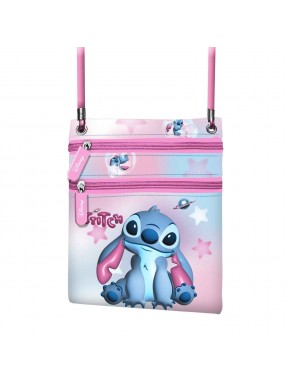 Sac rose Lilo et Stitch avec fermeture éclair