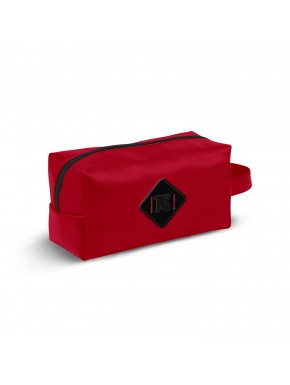 Trousse de voyage rouge PRO-DG avec poignée et fermeture éclair