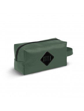 Trousse de voyage verte militaire PRO-DG avec poignée et fermeture éclair