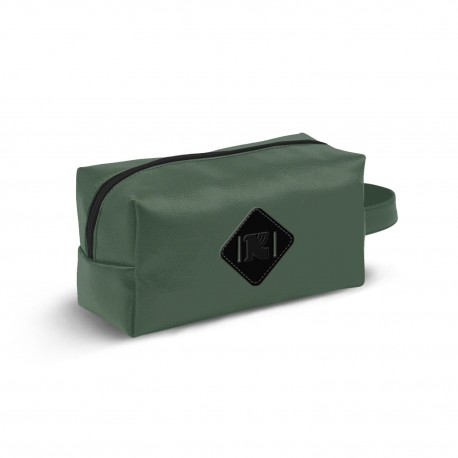 Trousse de voyage verte militaire PRO-DG avec poignée et fermeture éclair