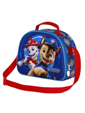 Sac à repas bleu Paw Patrol avec bandoulière