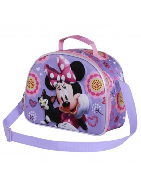 Bolsa de merenda 3D lilás Minnie Mouse