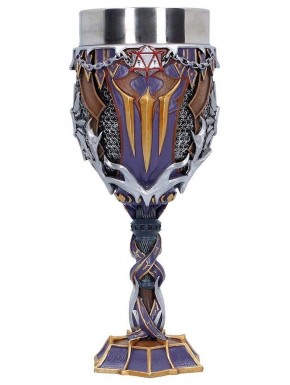 Calice Shadowheart Baldur's Gate III en violet, or et argent