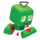 Figurine interactive Creeper verte de Minecraft avec lumières