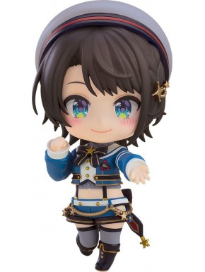 Figurine Nendoroid Oozora Subaru 10 cm avec tenue à bretelles.