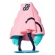 Statue PVC de Hatsune Miku collaboration avec FACE, couleur rose.