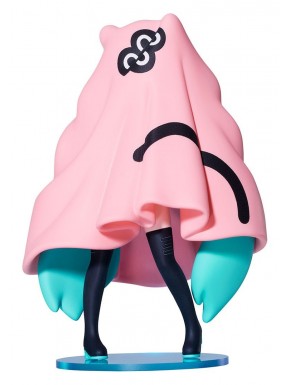 Statue PVC de Hatsune Miku collaboration avec FACE, couleur rose.