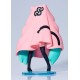 Statue PVC de Hatsune Miku collaboration avec FACE, couleur rose.