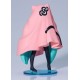 Statue PVC de Hatsune Miku collaboration avec FACE, couleur rose.