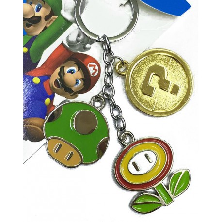 Keychain Super Mario bros jeu de fonctionnalités