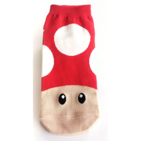 Calcetines Super Mario seta roja