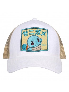 Casquette trucker blanche Pokémon Squirtle
