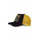Boné trucker Psyduck Pokémon preto e amarelo