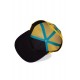 Boné trucker Psyduck Pokémon preto e amarelo