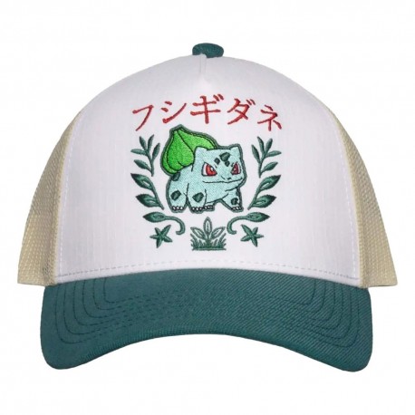 Casquette trucker Bulbizarre avec design brodé