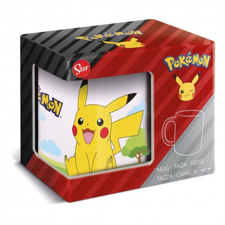 Tasse en céramique blanche avec Pikachu de Pokémon