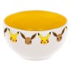 Bol en céramique Pokémon avec visages de Pikachu et Eevee