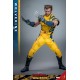 Figura Wolverine Deluxe 1/6 en traje amarillo y azul con accesorios.