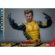 Figura Wolverine Deluxe 1/6 en traje amarillo y azul con accesorios.