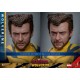 Figura Wolverine Deluxe 1/6 en traje amarillo y azul con accesorios.