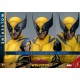 Figura Wolverine Deluxe 1/6 en traje amarillo y azul con accesorios.