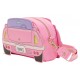 Bandolera Barbie rosa Mattel con diseño de coche