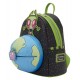 Mochila mini Invader Zim da Loungefly, design brilhante