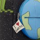 Mochila mini Invader Zim da Loungefly, design brilhante