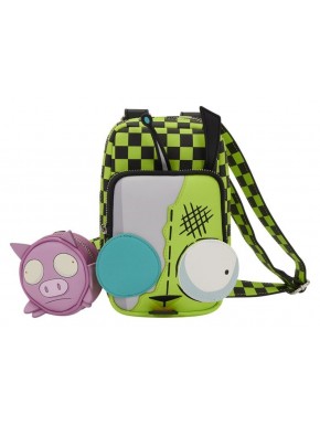 Bandoleira verde e preta Invader Zim Gir Cellphone