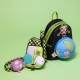 Bandolera Invader Zim Gir Cellphone verde y negra
