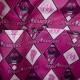 Mochila mini Pink Ranger rosa metálico con diseño de casco