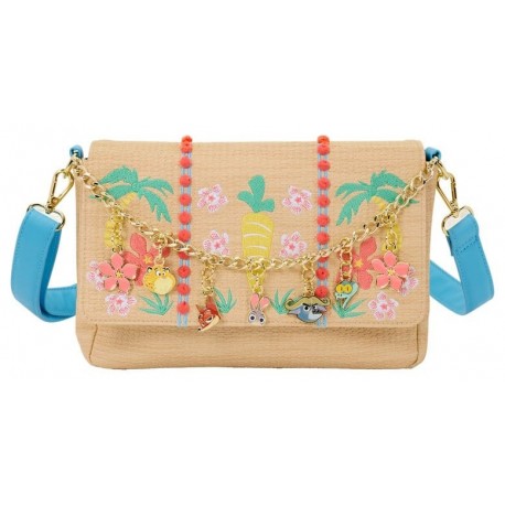 Bolsa tiracolo Disney Zootopia 2 Loungefly em couro PU