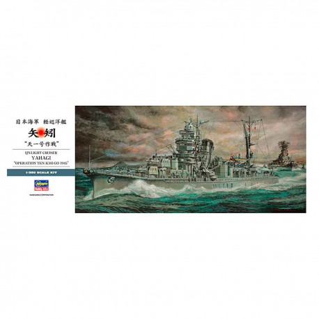Modelo do cruzador leve Yahagi de IJN escala 1/350