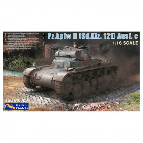 Modelo de kit Pz.kpfw II Ausf. A-B-C Gecko Models 1/16