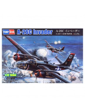 Caja de maqueta A-26C Invader de HobbyBoss a escala 1/32