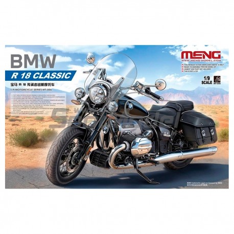 Modelo em escala da motocicleta BMW R 18 Classic da Meng