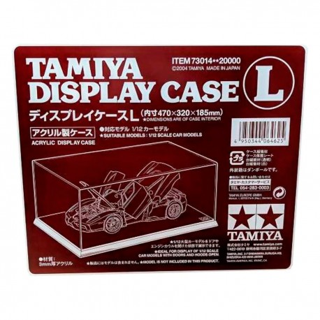 Vitrine acrylique Tamiya pour voiture modèle échelle 1/12