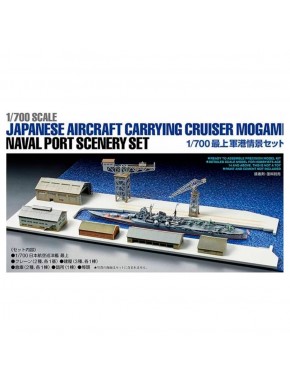 Kit de Maquette 1/700 Port Naval Mogami de Tamiya