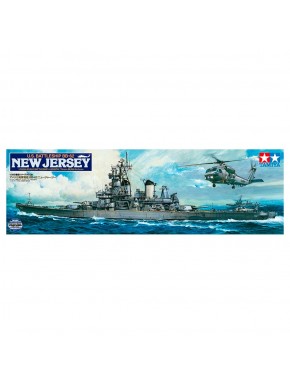 Modelo em escala USS New Jersey BB-62 da Tamiya
