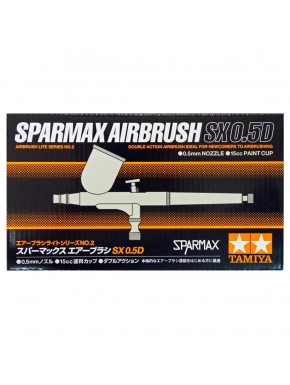Aerógrafo Sparmax SX 0.5D com copo Tamiya