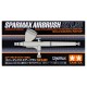 Aerógrafo metálico Sparmax SX0.3D da Tamiya