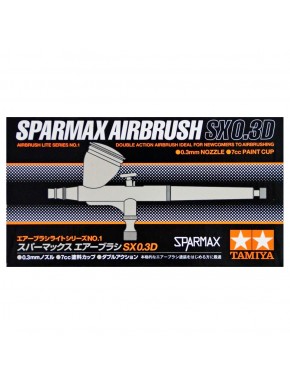 Aerógrafo metálico Sparmax SX0.3D da Tamiya