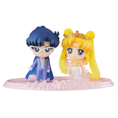 Set 2 Figuras Sailor Moon Petit Chara Neo Queen Serenity & King Endymion