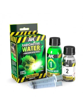Résine époxy verte AK-Interactive pour dioramas 180ml