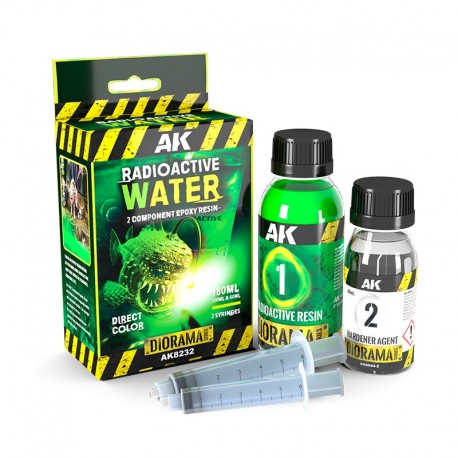 Résine époxy verte AK-Interactive pour dioramas 180ml