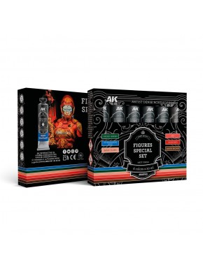 Coffret peinture acrylique AK-Interactive avec couleurs intenses
