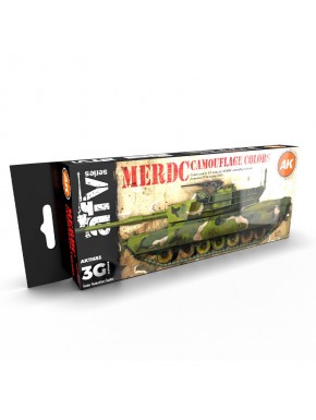 Ensemble de couleurs de camouflage MERDC AK Interactive