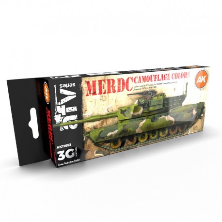Ensemble de couleurs de camouflage MERDC AK Interactive