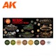 Ensemble de couleurs de camouflage MERDC AK Interactive