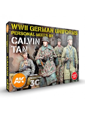 Coffret de couleurs acryliques WWII par Calvin Tan